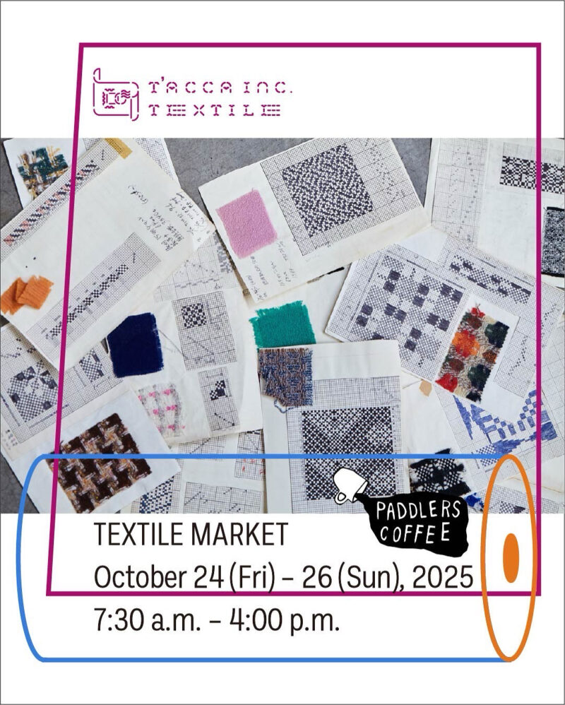 TEXTILE MARKET at PADDLERS COFFEE